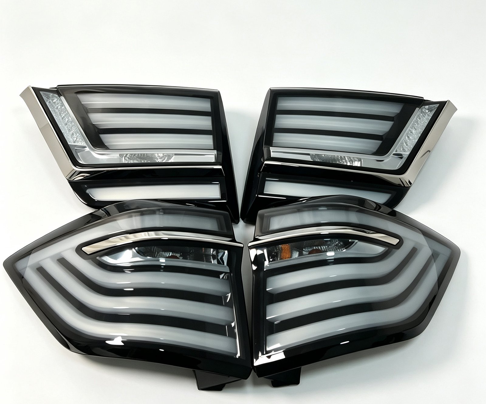 Honda Elysion Smoked LED Taillights Modified Rear Lamps - view 3