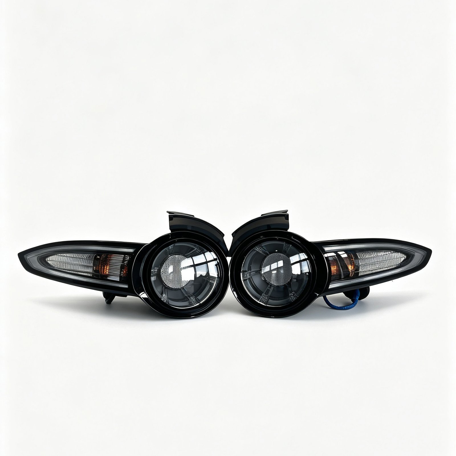 Mazda MX5 Clear LED Taillights Modified Rear Lamps - view 2