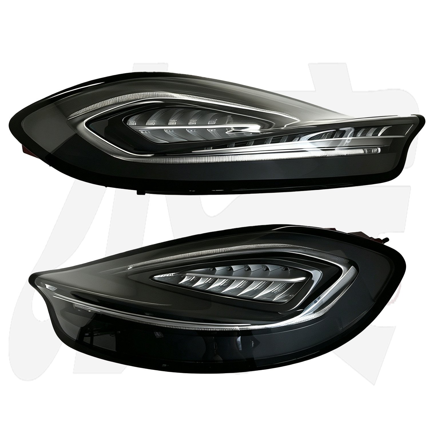 Modified Clear LED Tail Light Assembly For Porsche 981 - view 5