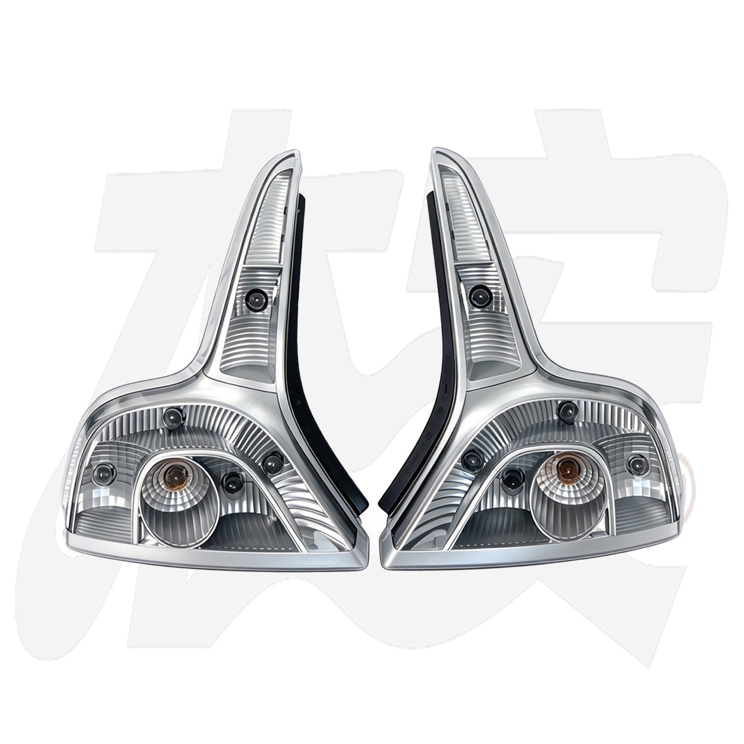 Clear Silver Base Tail Light Assembly For Volvo C30 Modified Replacement Taillights - view 3