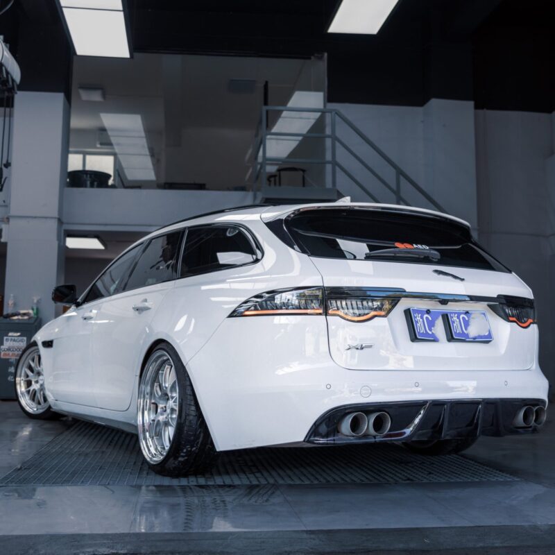 Jaguar XF Custom Clear Tail Light Assembly
