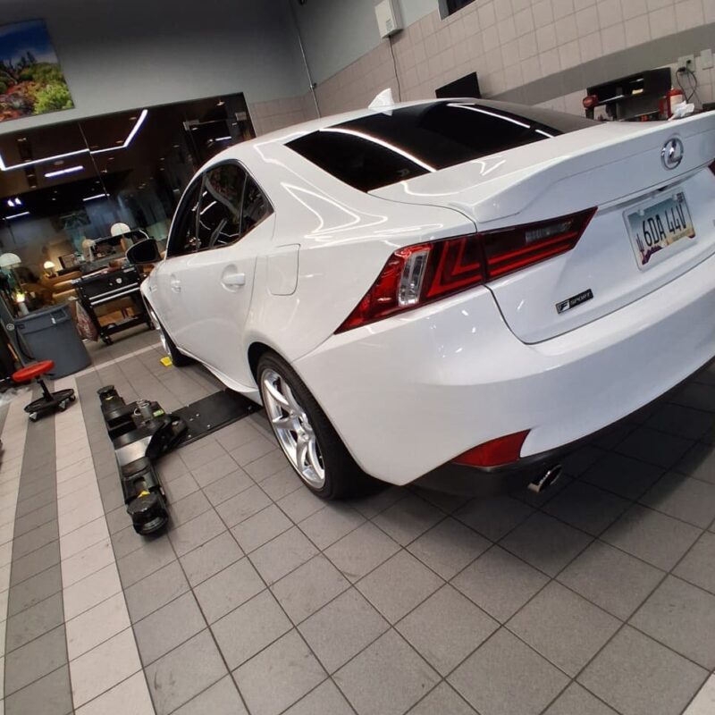 Clear White Tail Light Assembly For Lexus IS200t, Modified Rear Taillight Replacement - view 2