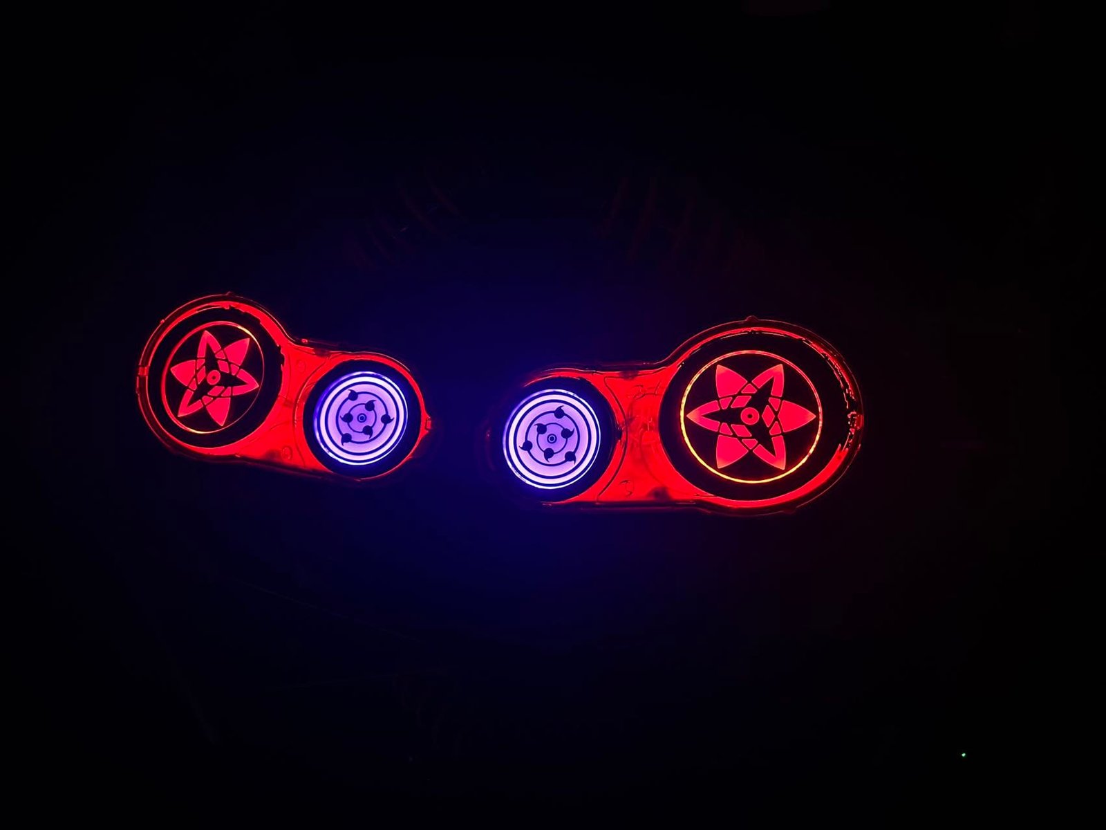 JDM Naruto Inspired Sharingan Tail Lights for Nissan Skyline GT-R R34 1999-2002 - view 3