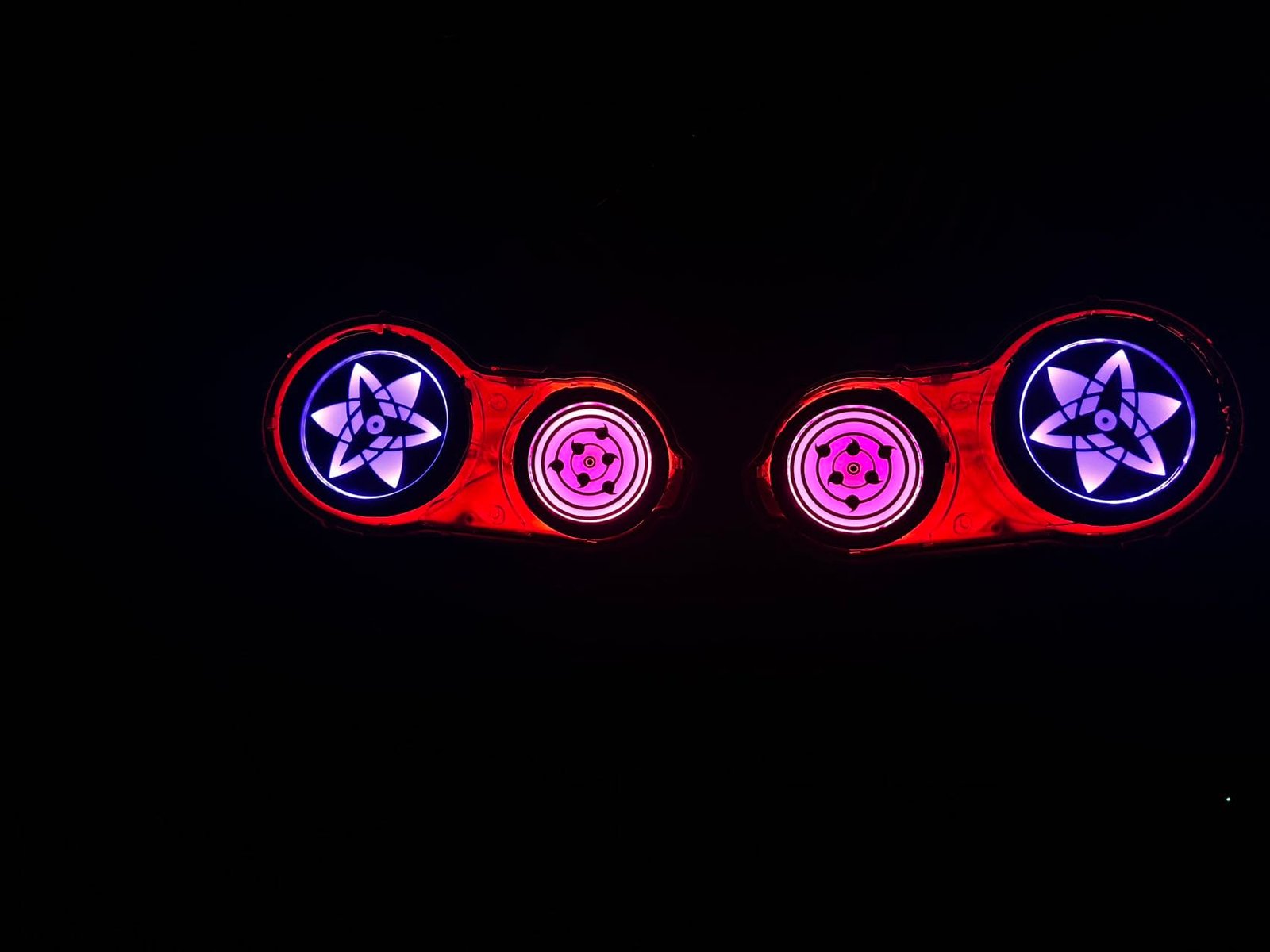 JDM Naruto Inspired Sharingan Tail Lights for Nissan Skyline GT-R R34 1999-2002 - view 2