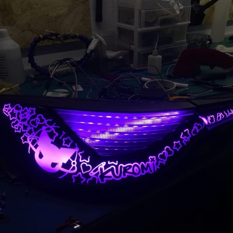 JDM Sanrio Kuromi Themed LED Tail Lights for BMW 4 Series (F32 / G22) 2014-2023