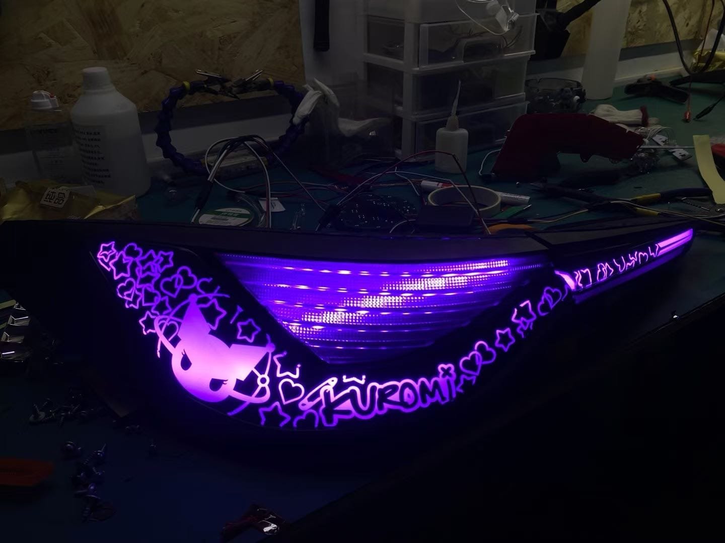 JDM Sanrio Kuromi Themed LED Tail Lights for BMW 4 Series (F32 / G22) 2014-2023