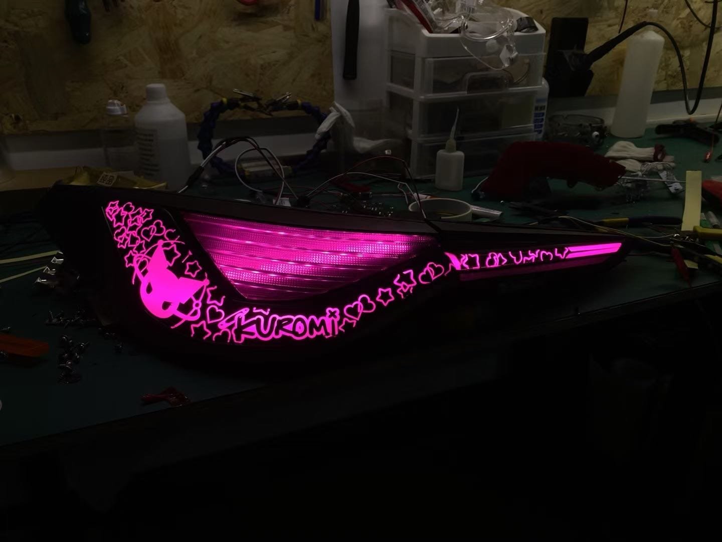 JDM Sanrio Kuromi Themed LED Tail Lights for BMW 4 Series (F32 / G22) 2014-2023 - view 4