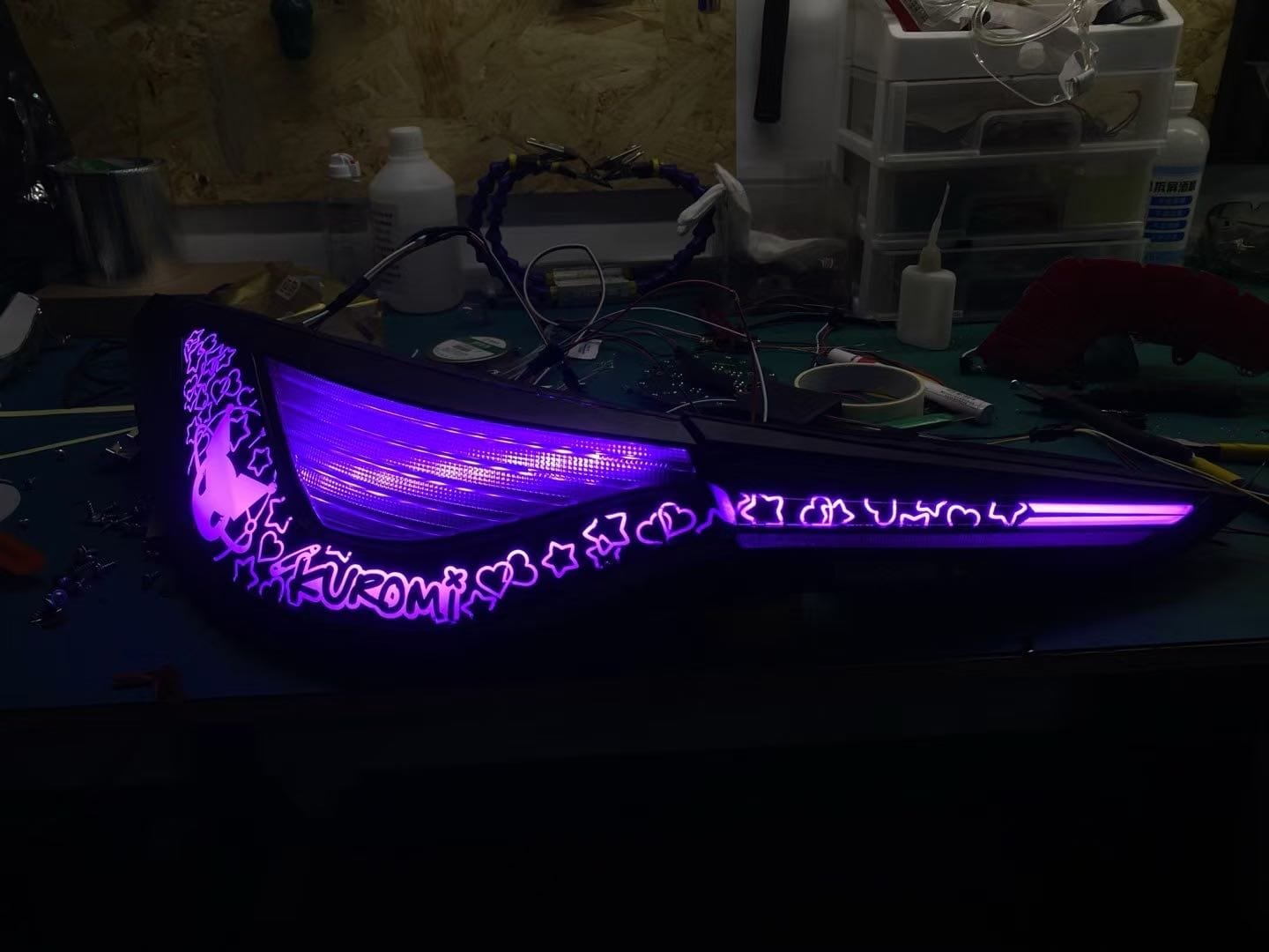 JDM Sanrio Kuromi Themed LED Tail Lights for BMW 4 Series (F32 / G22) 2014-2023 - view 3
