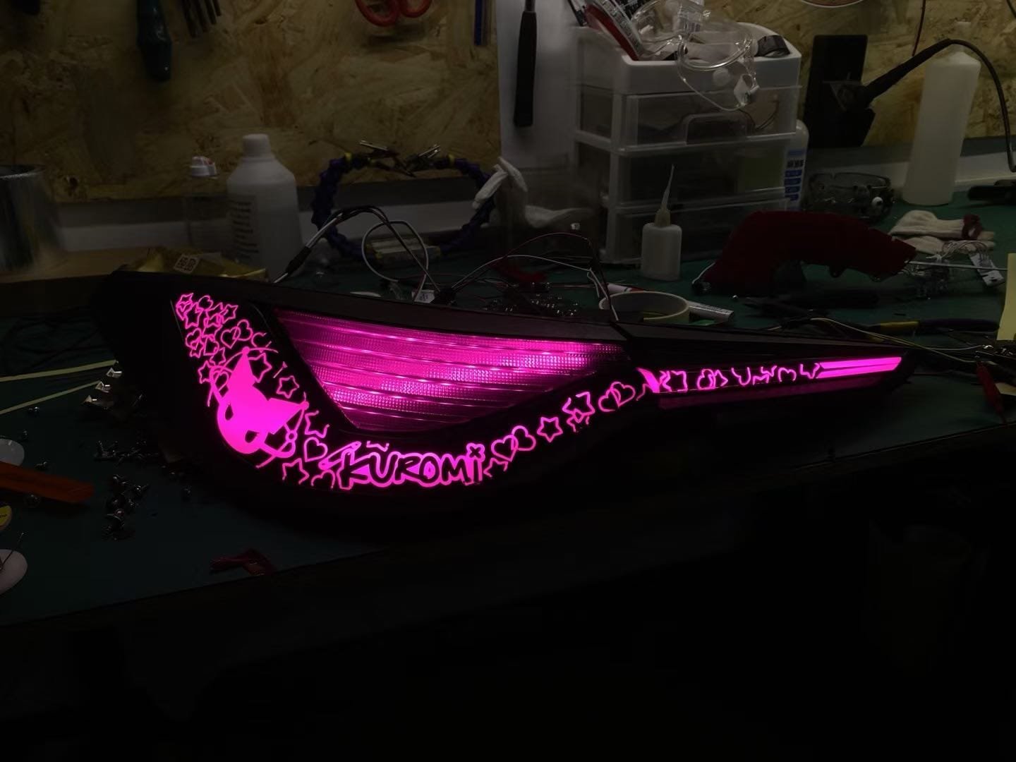 JDM Sanrio Kuromi Themed LED Tail Lights for BMW 4 Series (F32 / G22) 2014-2023 - view 2