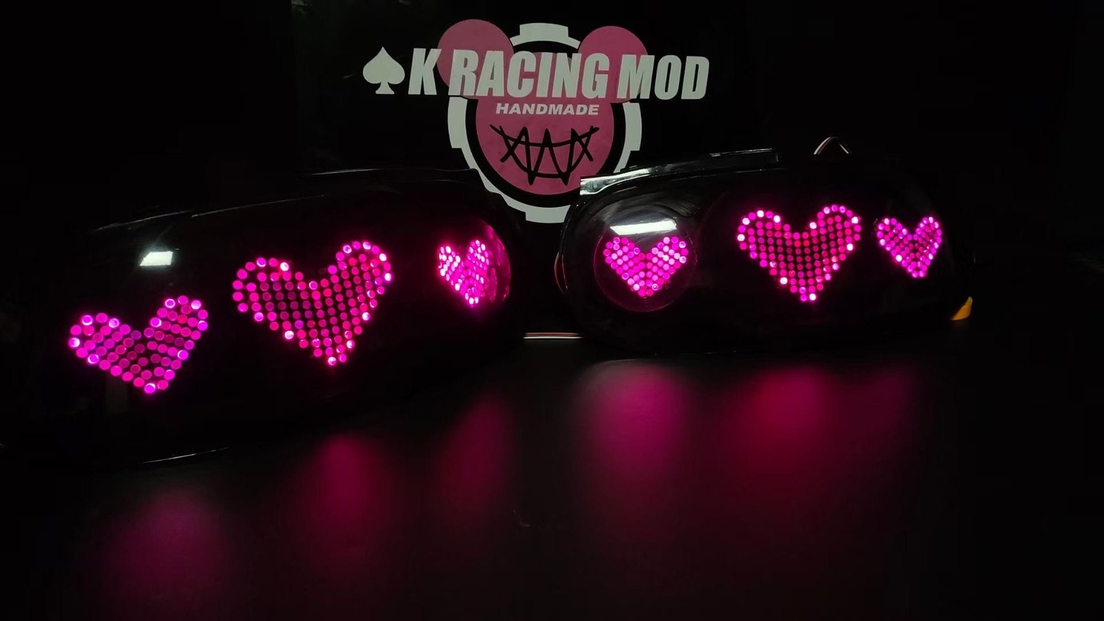 For Mazda MX-5 Miata ND Heart Shape LED Tail Lights – Custom Anime Style (Pair) 2016+ - view 2