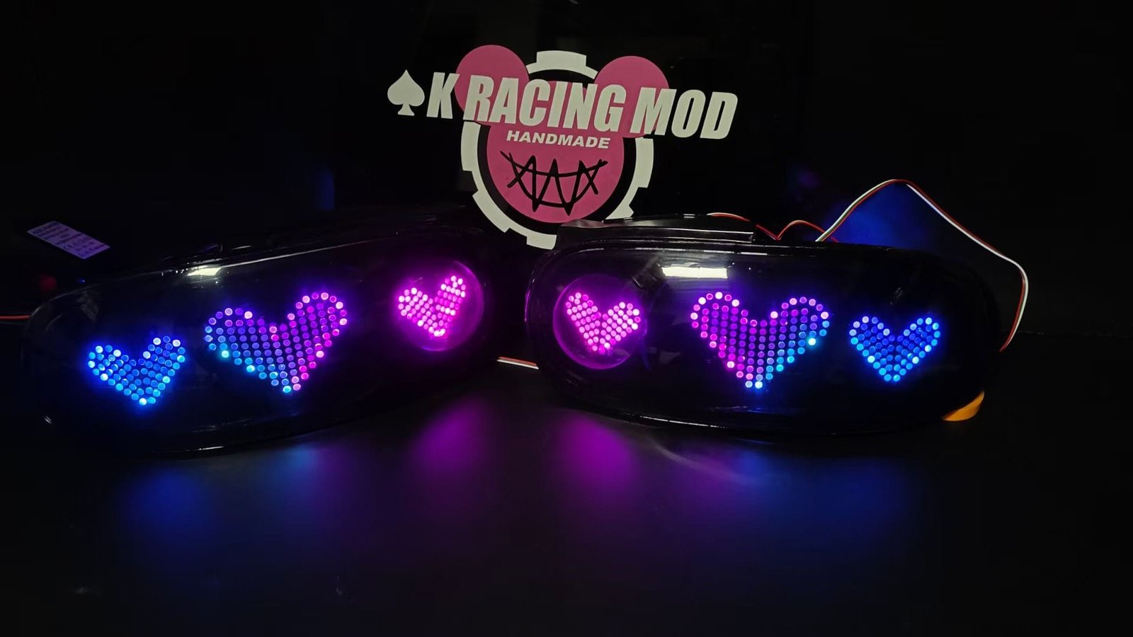 For Mazda MX-5 Miata ND Heart Shape LED Tail Lights – Custom Anime Style (Pair) 2016+ - view 3