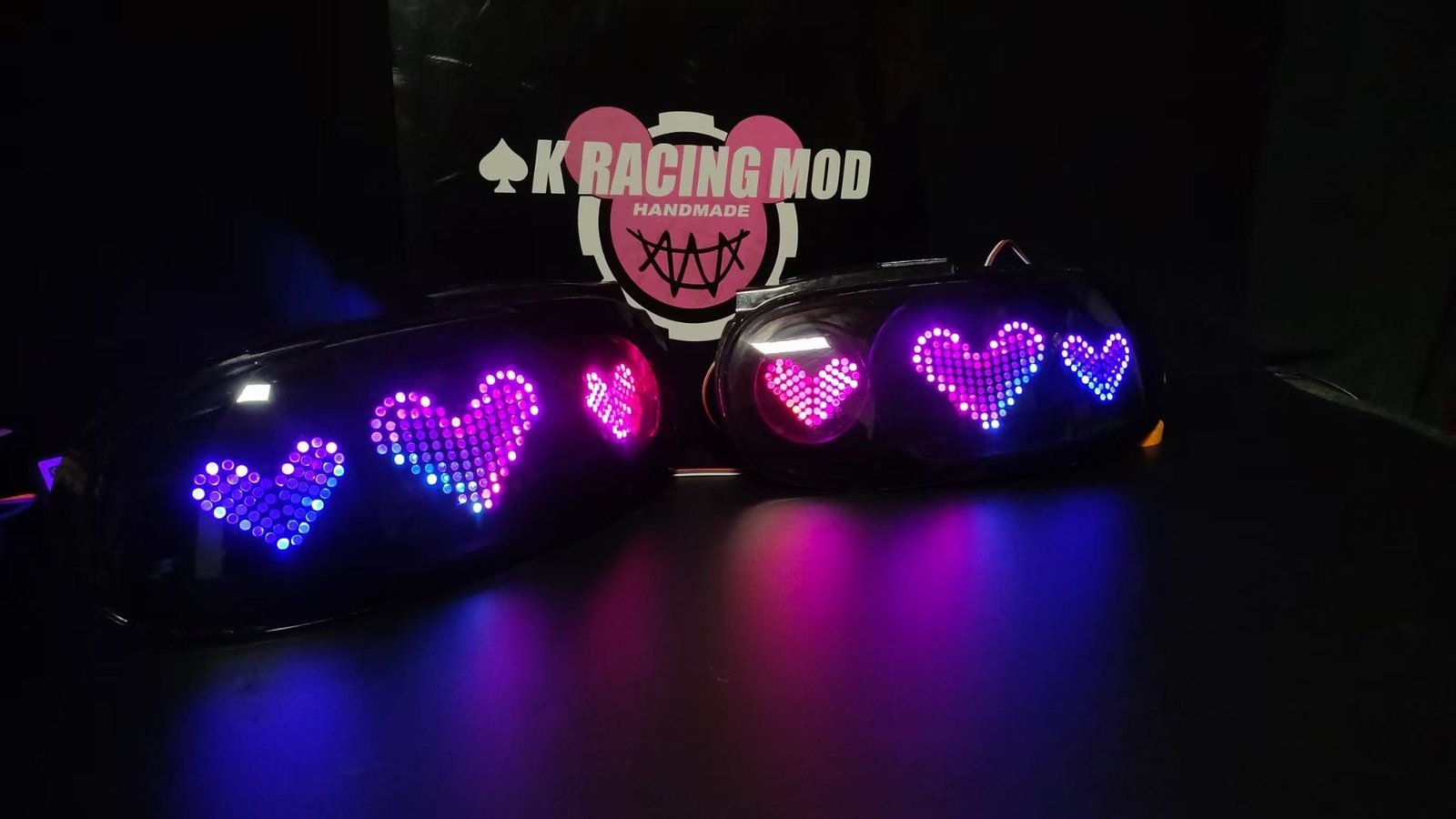 For Mazda MX-5 Miata ND Heart Shape LED Tail Lights – Custom Anime Style (Pair) 2016+