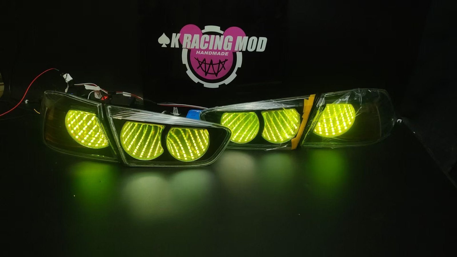 JDM Abyss Series LED Tail Lights for Mitsubishi Lancer Evolution X CY4A 2008-2015 - view 2