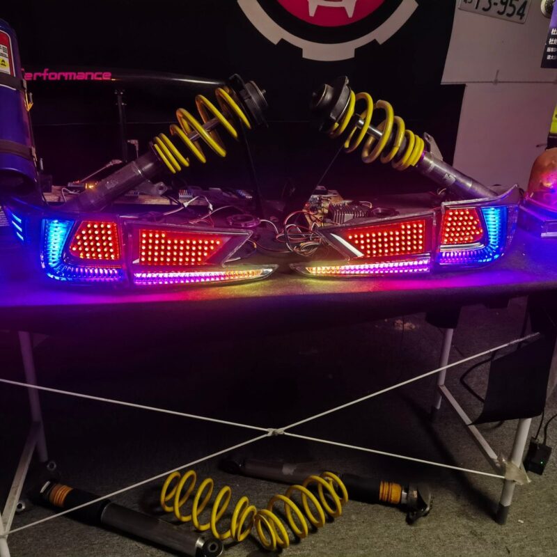 Multicolor RGB Programmable Tail Lights for Lexus IS 2006-2020 – Bluetooth APP Control