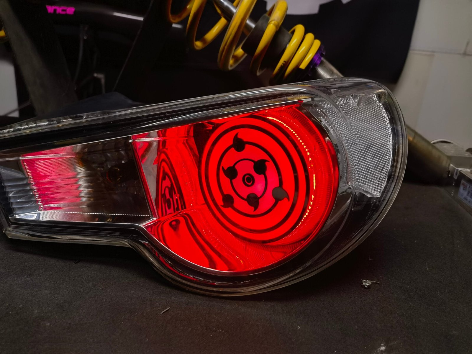 JDM Naruto Inspired Sharingan Tail Lights for Toyota GT86 ZN6 – APP Control & Dynamic Effects - view 2