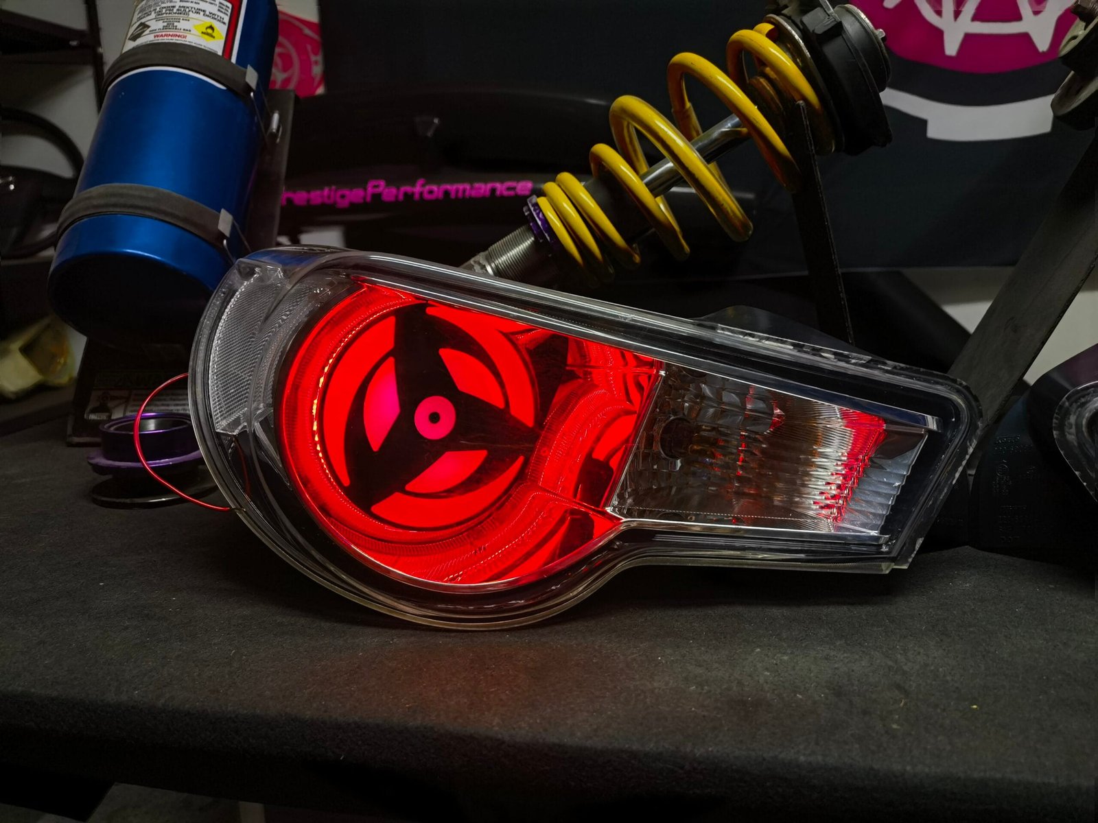JDM Naruto Inspired Sharingan Tail Lights for Toyota GT86 ZN6 – APP Control & Dynamic Effects - view 3