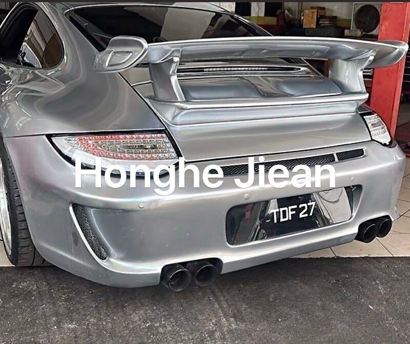 Porsche 911 Transparent Silver – Bottom Tail Lights, Processed from Original – Factory Parts