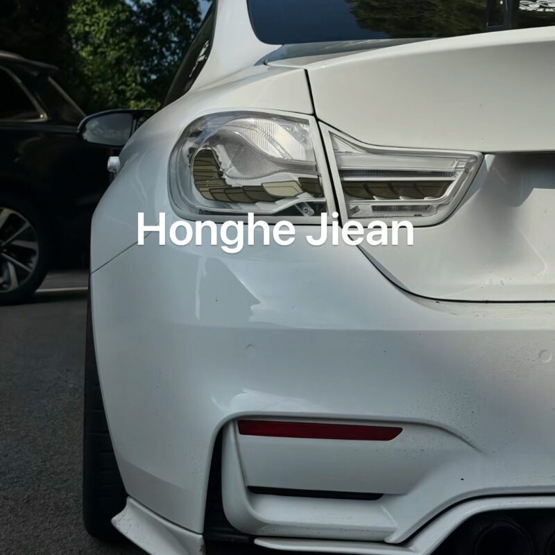 BMW M4 Transparent White – Bottom Dragon – Scale Tail Lights, Exquisitely Processed from Original Parts for Tail Light Modification